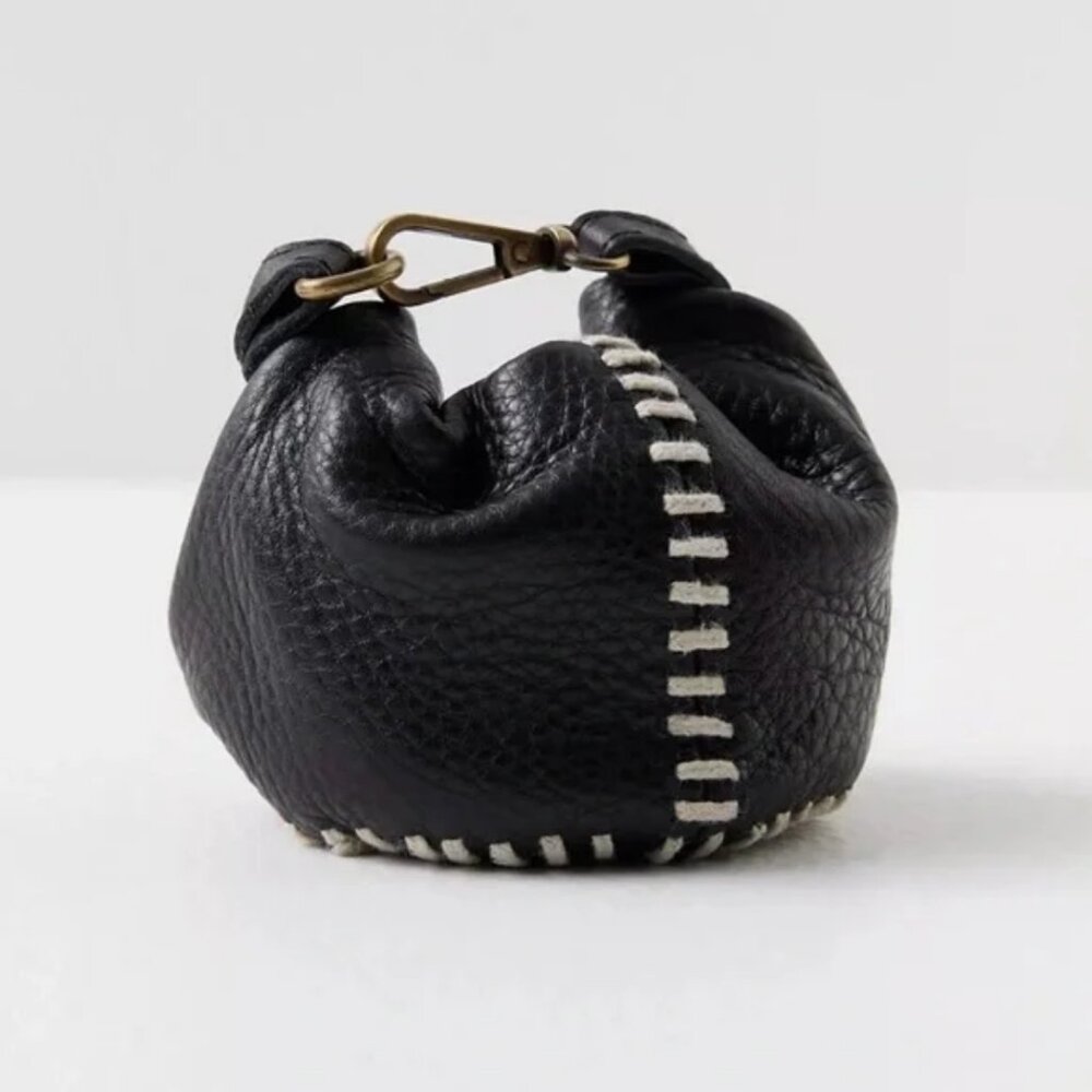 NWOT Free People Roll Top Mini Clip Bag